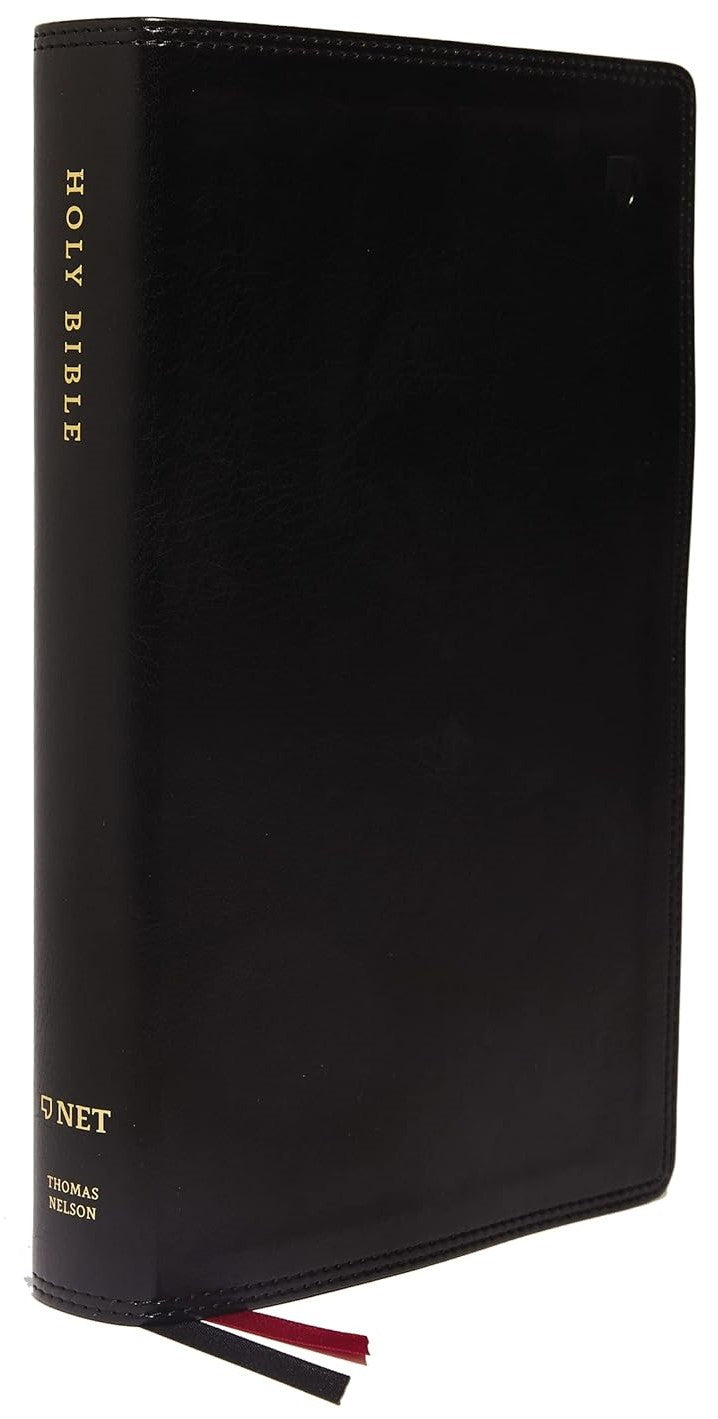 NET Bible Single Column Reference Bible (New, 2020, Black Leathersoft, 1568 pgs, Thomas Nelson)