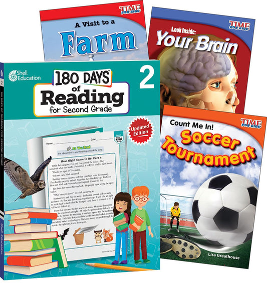 Learn at Home Reading Bundle Grade 2 by Shell Education (New, 2017, Pbk)