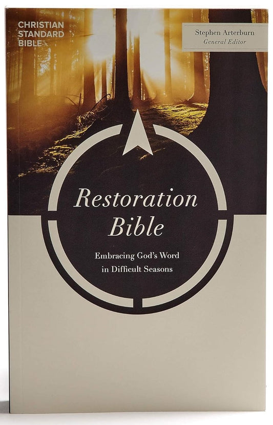 CSB Restoration Bible (NEW, 2018, Pbk, 1856 pgs, Holman/Stephen Arterburn)