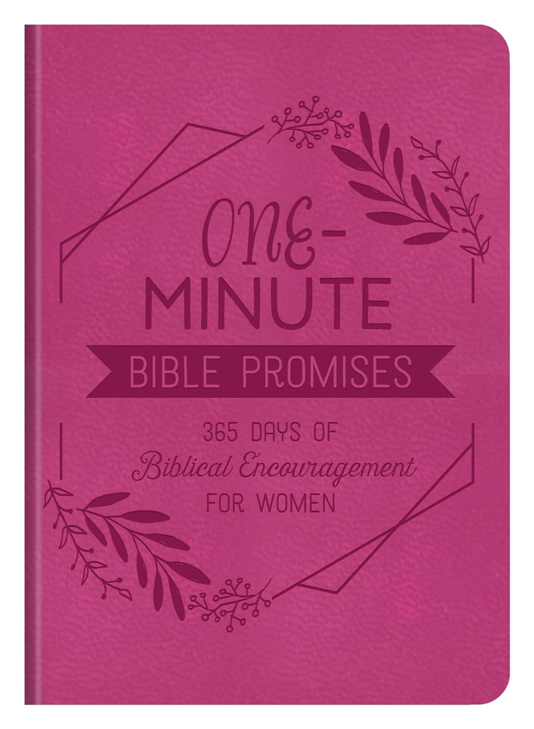 One-Minute Bible Promises: 365 Days of Biblical Encouragement for Women (New, 2021, Imitation Leather, 384 pgs, Barbour)