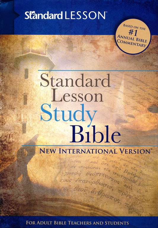 NIV Standard Lesson Study Bible (New, 2015, Imitation Leather-Duo tone, 2208 pgs, David C. Cook)