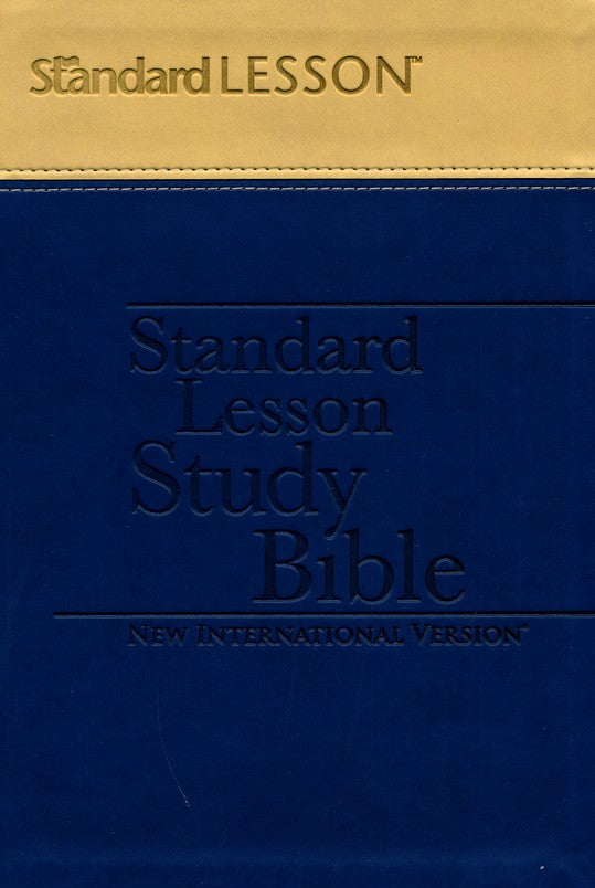 NIV Standard Lesson Study Bible (New, 2015, Imitation Leather-Duo tone, 2208 pgs, David C. Cook)