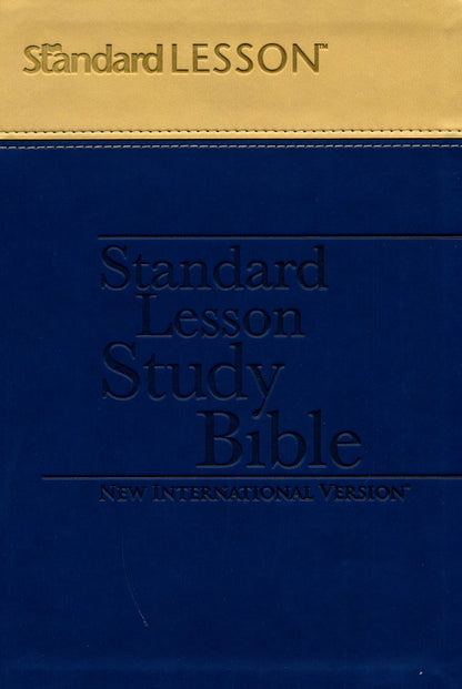 NIV Standard Lesson Study Bible (New, 2015, Imitation Leather-Duo tone, 2208 pgs, David C. Cook)