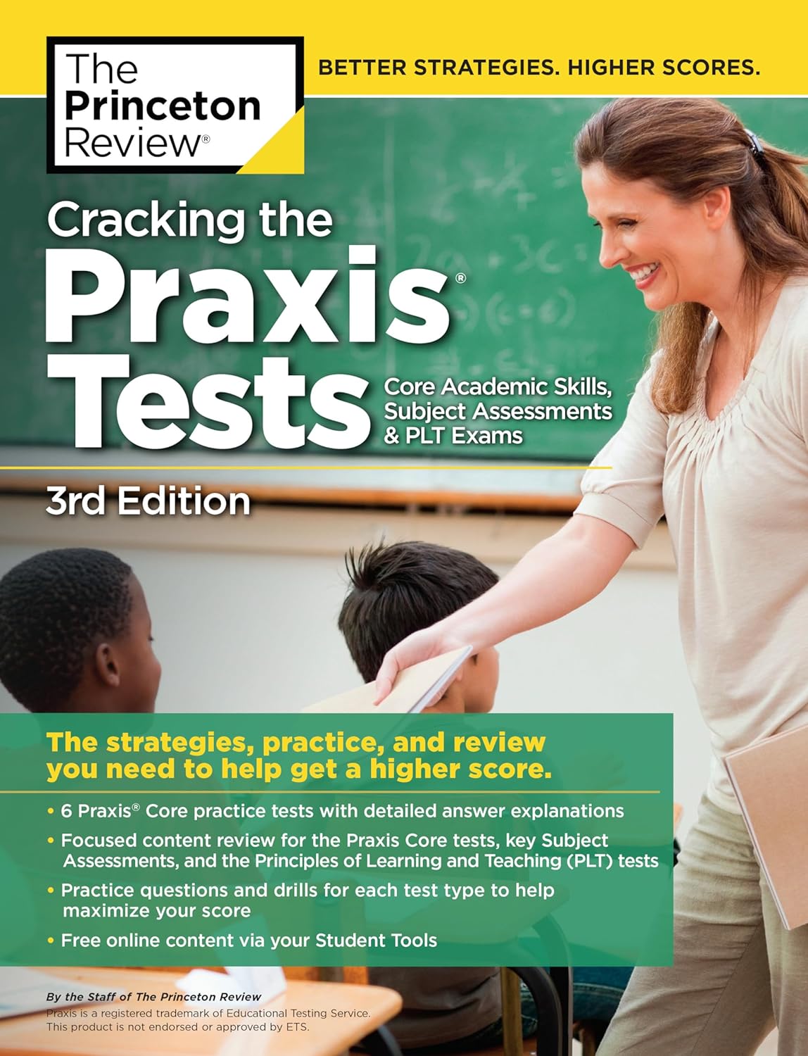 Cracking the Praxis Tests 3rd Ed. by The Princeton Review (Very good, 2018, Pbk, 576 pgs)