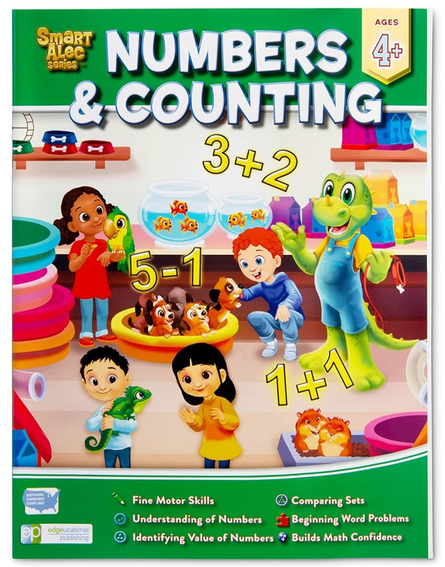 Smart Alec: Numbers & Counting Grade K (New, 2020, Pbk, 48 pages, Edgeucational Publishing)