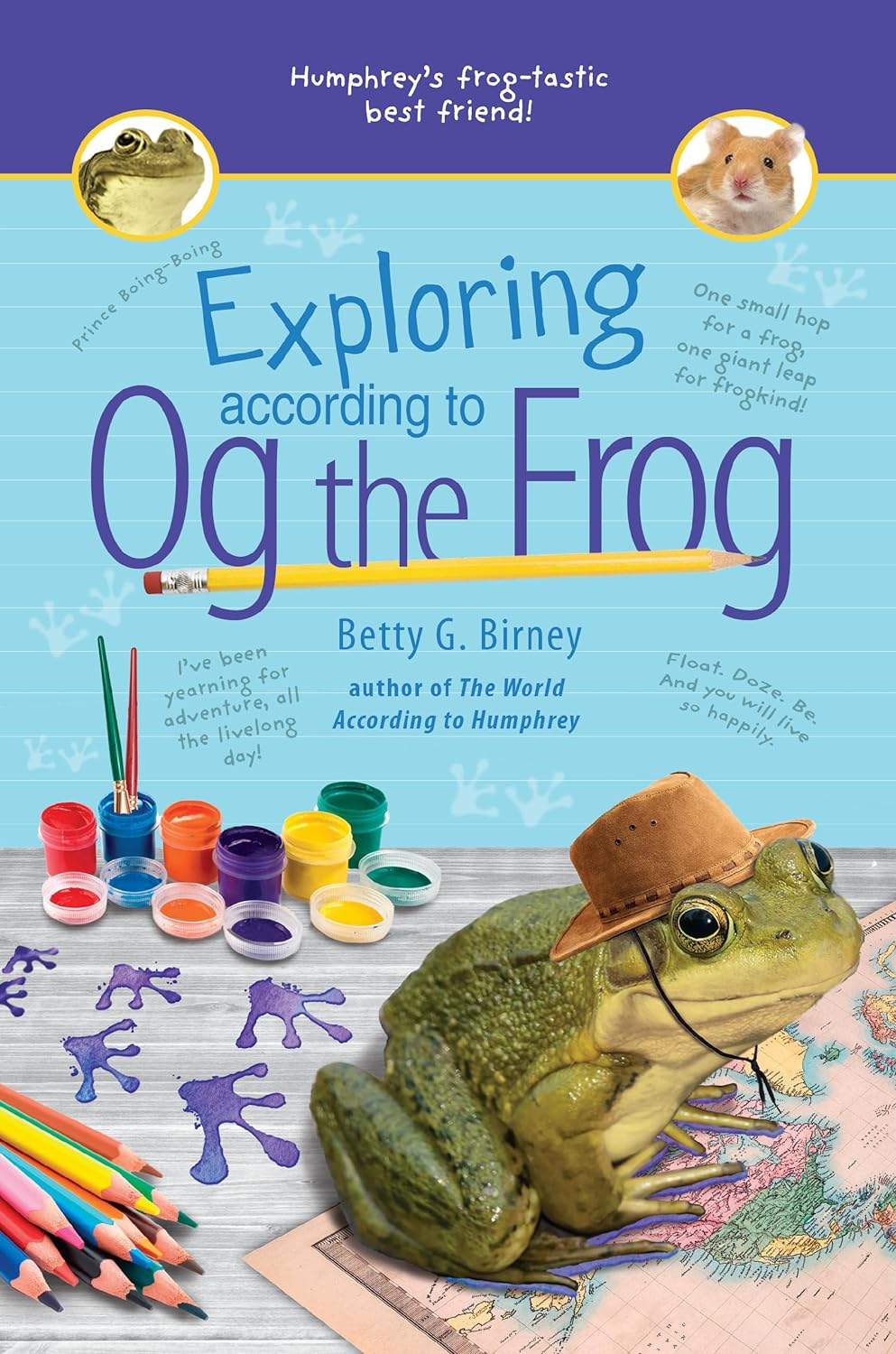 Exploring According to Og the Frog by Betty G. Birney (New, 2019, HC, 144 pgs, G.P. Putnam)