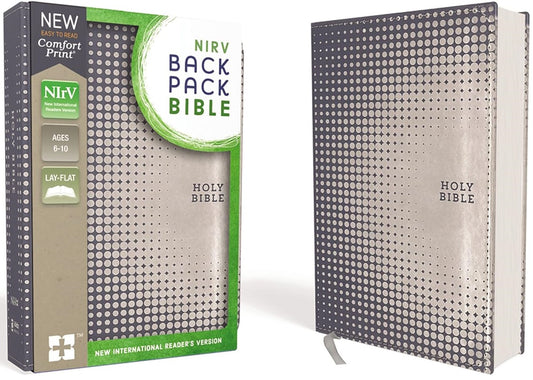 NirV Backpack Bible (New, 2018, Leathersoft Blue/Silver, 1664 pgs, Zondervan)