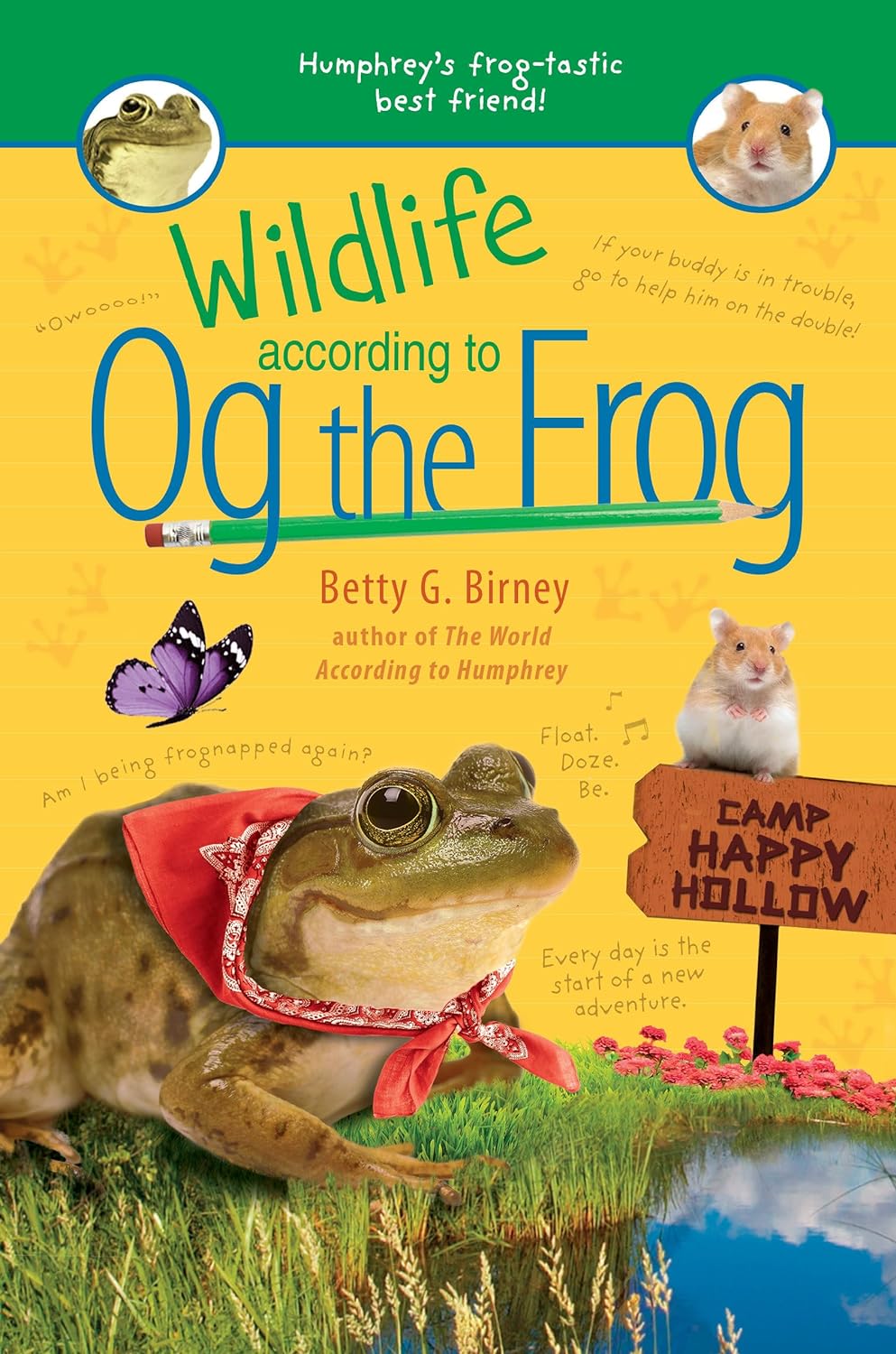 Wildlife According to Og the Frog by Betty G. Birney (New, 2020, HC, 144 pgs, G.P. Putnam)