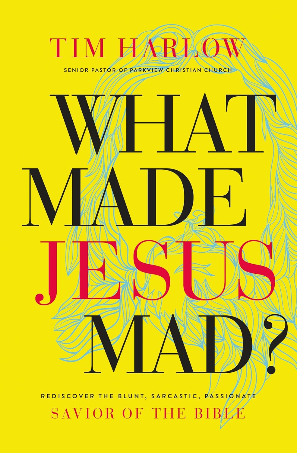 What Made Jesus Mad? by Tim Harlow (New, 2019, HC, 209 pgs, Nelson Book)