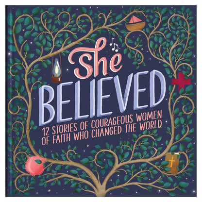 She Believed: 12 Stories of Courageous Women of Faith Who Changed the World by Jean Fischer (New, 2020, HC, 32 pgs, Shiloh Kidz)