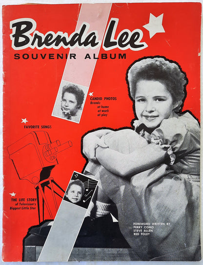 Brenda Lee Souvenir Album Ozarks Jubilee VINTAGE 1957 - Gift, Collectible, Good condition