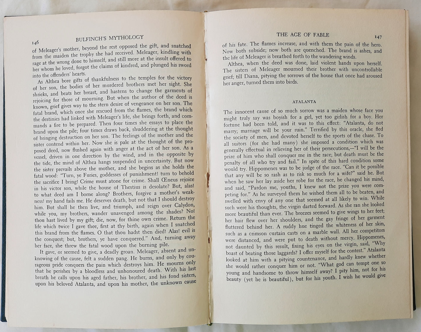 Bulfinch's Mythology by Thomas Bulfinch (Good, HC, 1968, The Programmed Classics)