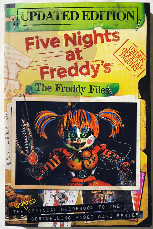 Five Nights at Freddy's: The Freddy Files Updated Edition by Scott Cawthon (Very good, 2019, Pbk, 224 pgs)