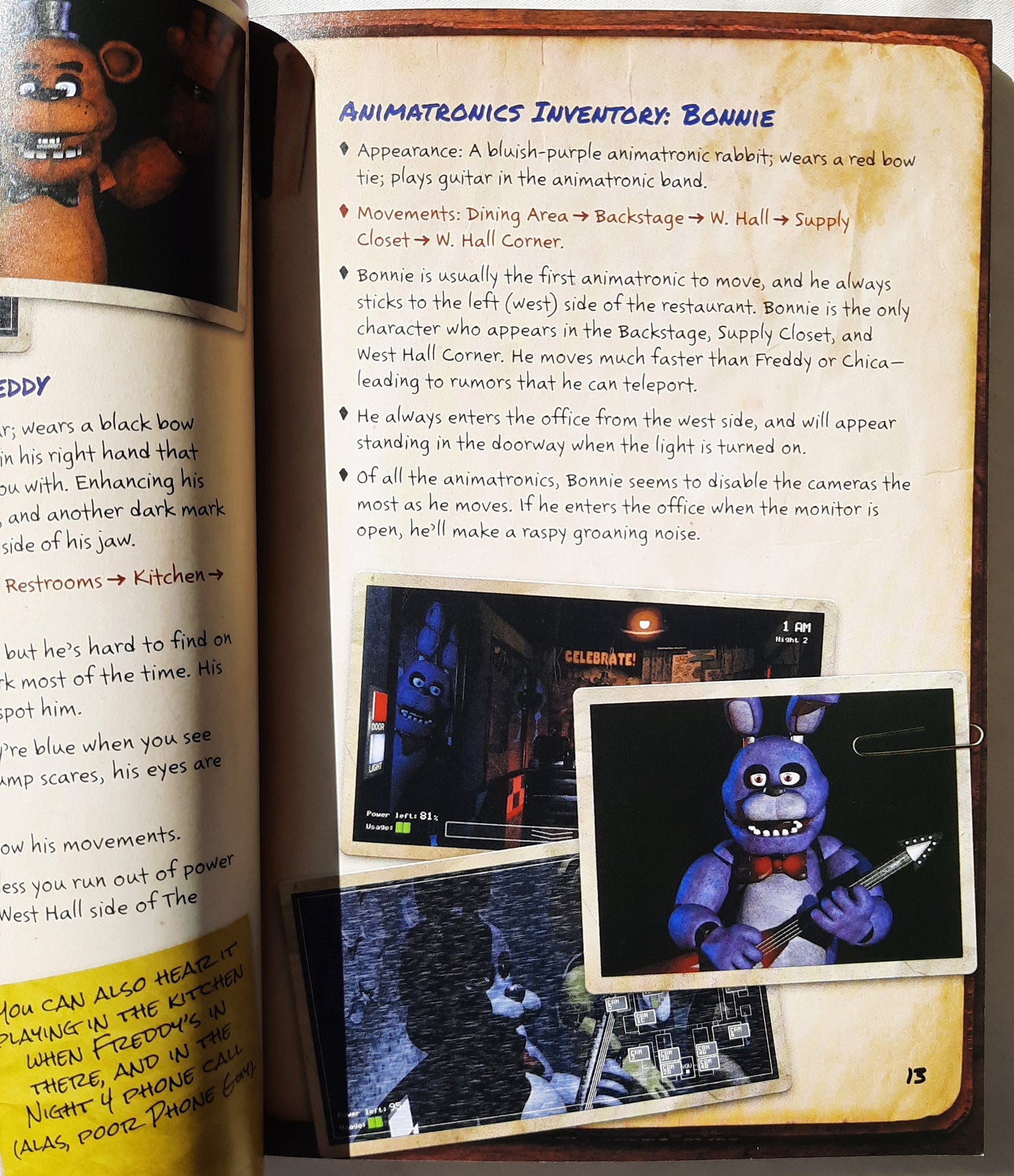 Five Nights at Freddy's: The Freddy Files Updated Edition by Scott Cawthon (Very good, 2019, Pbk, 224 pgs)