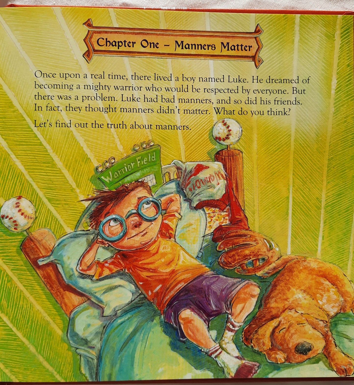 Good Manners for a Little Warrior by Kelly Chapman (New, 2011, HC, 32 pgs, Harvest House)