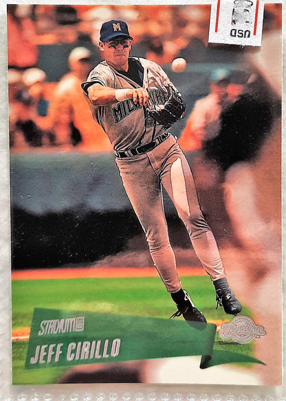 2000 Stadium Club Jeff Cirillo Milwaukee Brewers #81 Baseball Card TOPPS