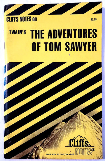 The Adventures of Tom Sawyer by Mark Twain (Good, 1967, Pbk, 88 pages, Cliffs Notes)