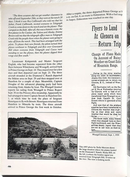 The Alaska Flying Expedition: The US Army's 1920 New York to Nome Flight by Stan Cohen (Very good, 1998, Pbk, 120 pages, Pictorial Histories)