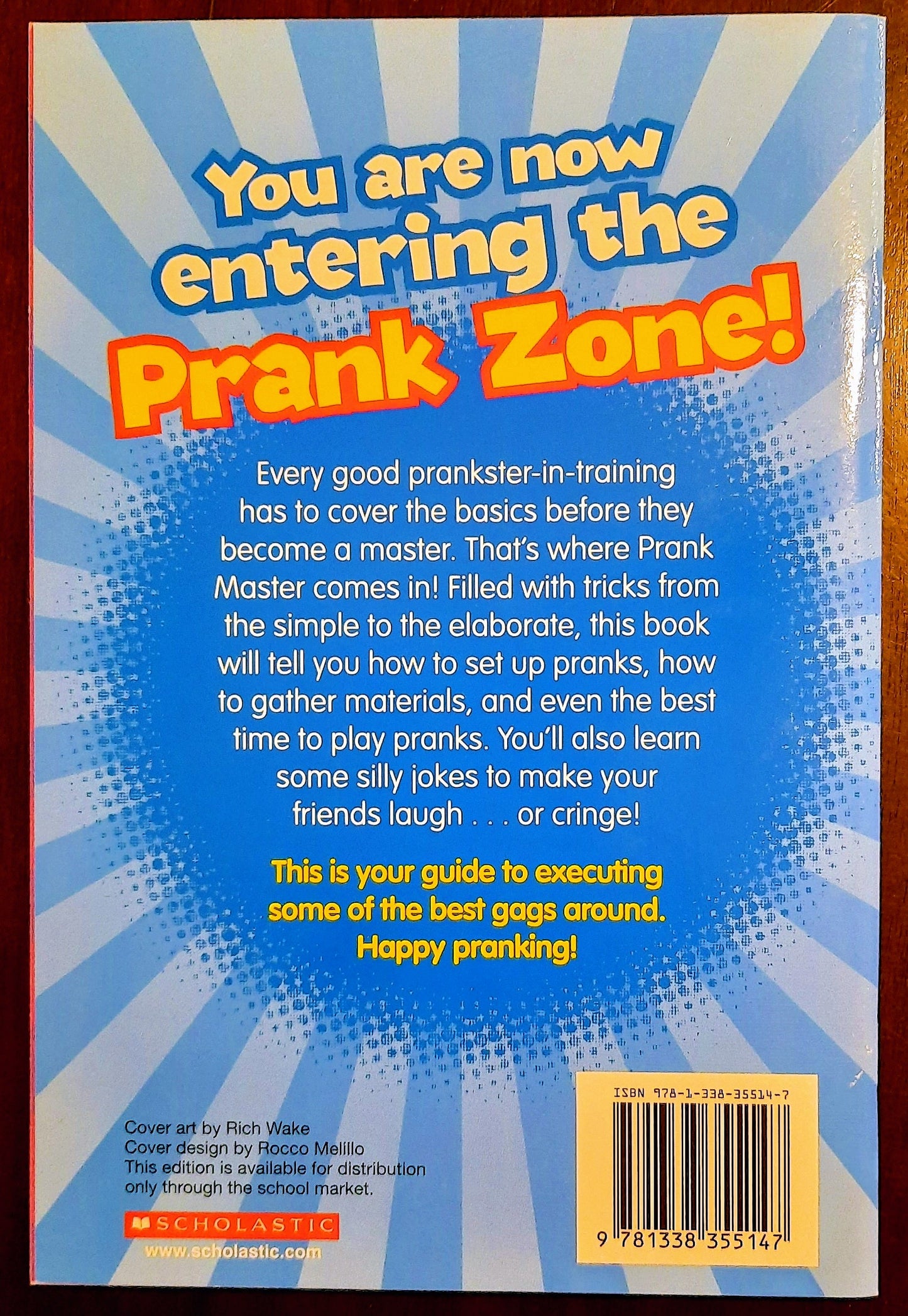 Prank Master by Rosie Colosi (New, 2015, Paperback, 48 pages, Scholastic)