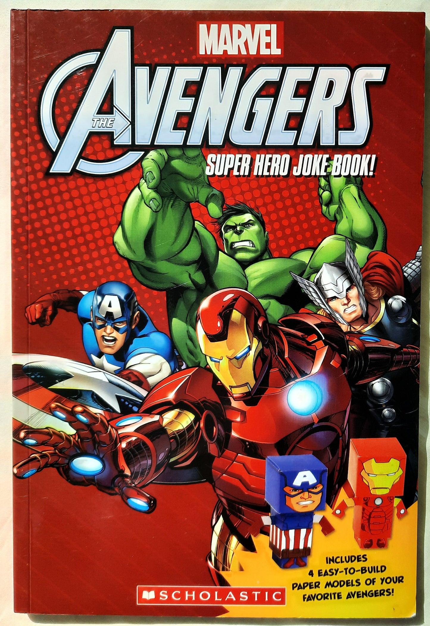 Marvel Avengers Super Hero Joke Book by Daryle Conners (Good, Pbk, 2014, Scholastic)