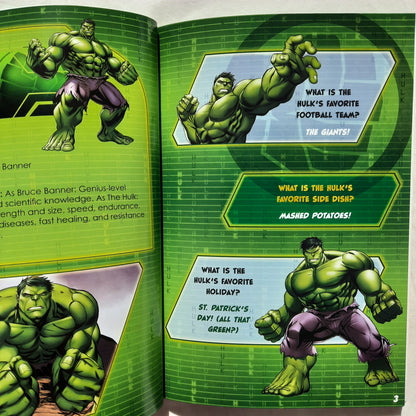 Marvel Avengers Super Hero Joke Book by Daryle Conners (Good, Pbk, 2014, Scholastic)