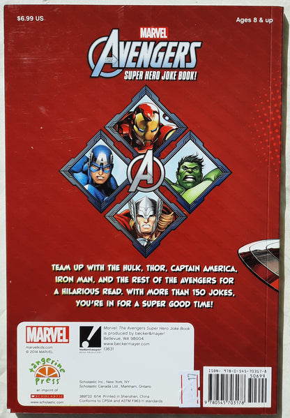 Marvel Avengers Super Hero Joke Book by Daryle Conners (Good, Pbk, 2014, Scholastic)