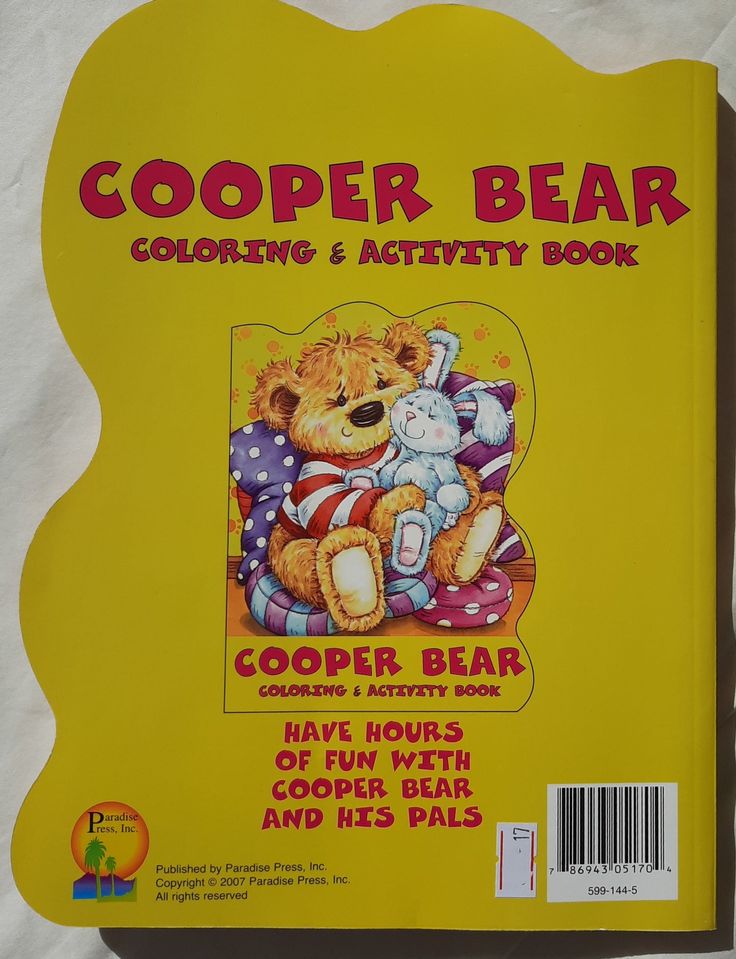 Cooper Bear Coloring & Activity Book by Paradise Press, Inc. (Very good, 2007, PBk)