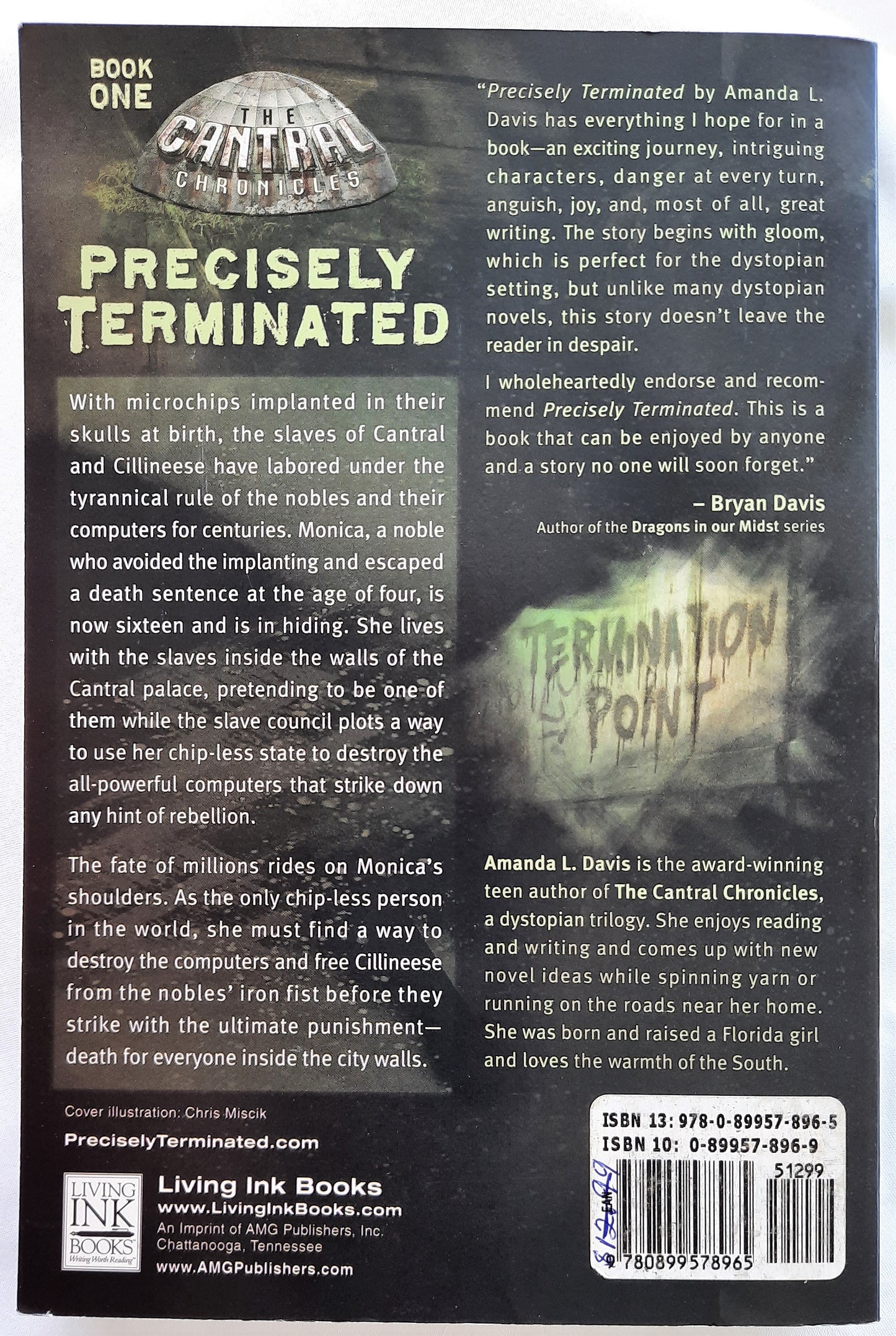 Precisely Terminated #1 by Amanda L. Davis (New with damage, 2011, Pbk, 464 pgs)