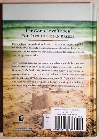 Devotions For the Beach by Thomas Nelson (Very good, 2013, HC, 191 pages)