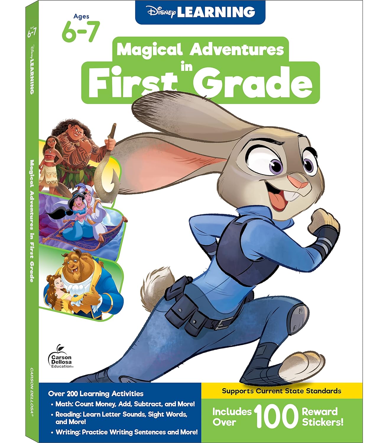 Disney Learning Magical Adventures in First Grade (Like New, 2020, Pbk)