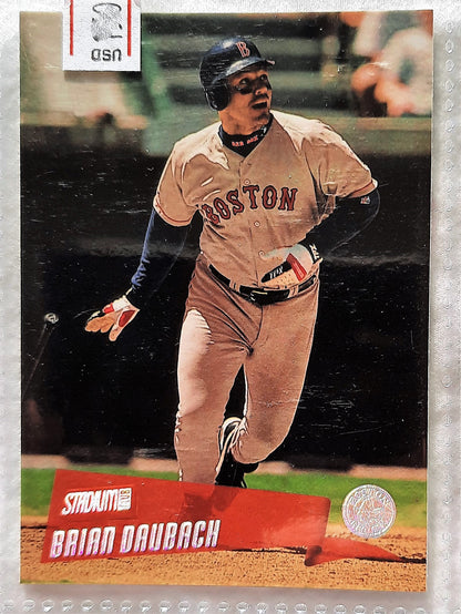 2000 Stadium Club Brian Daubach Boston Red Sox #183 Baseball Card TOPPS Mint Condition