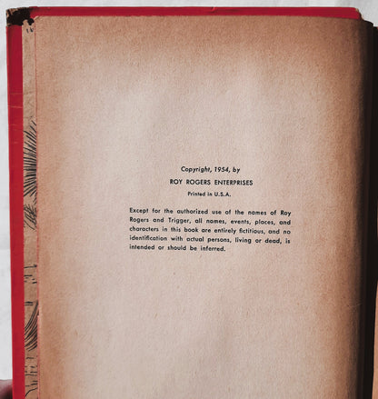 Roy Rogers and the Trail of the Zeros von Packer Elton (Akzeptabel, gebunden, 1954, 282 Seiten, Whitman Publishing)