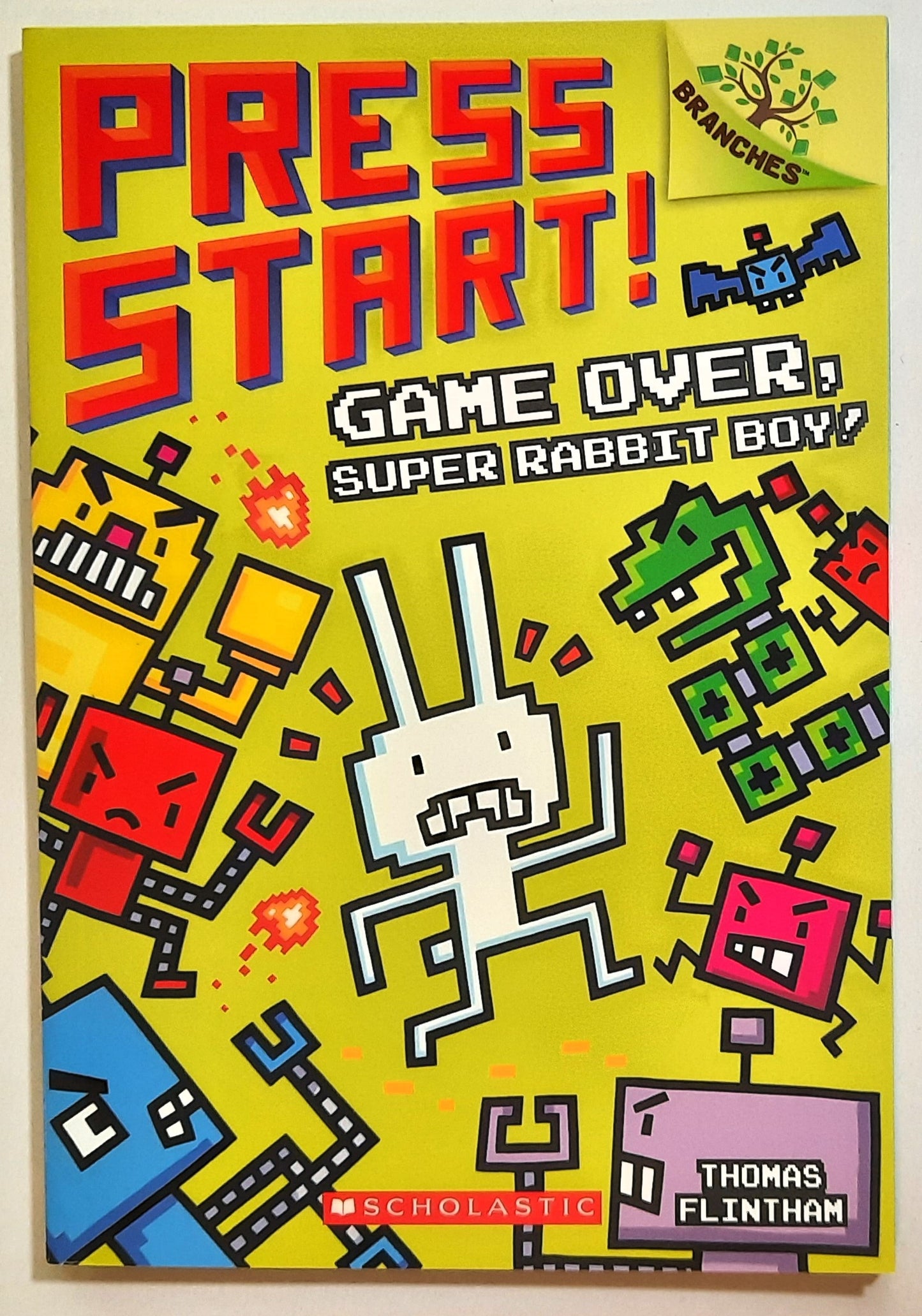 Press Start! Game Over, Super Rabbit Boy by Thomas Flintham (New, 2017, PBk, 74 pgs)