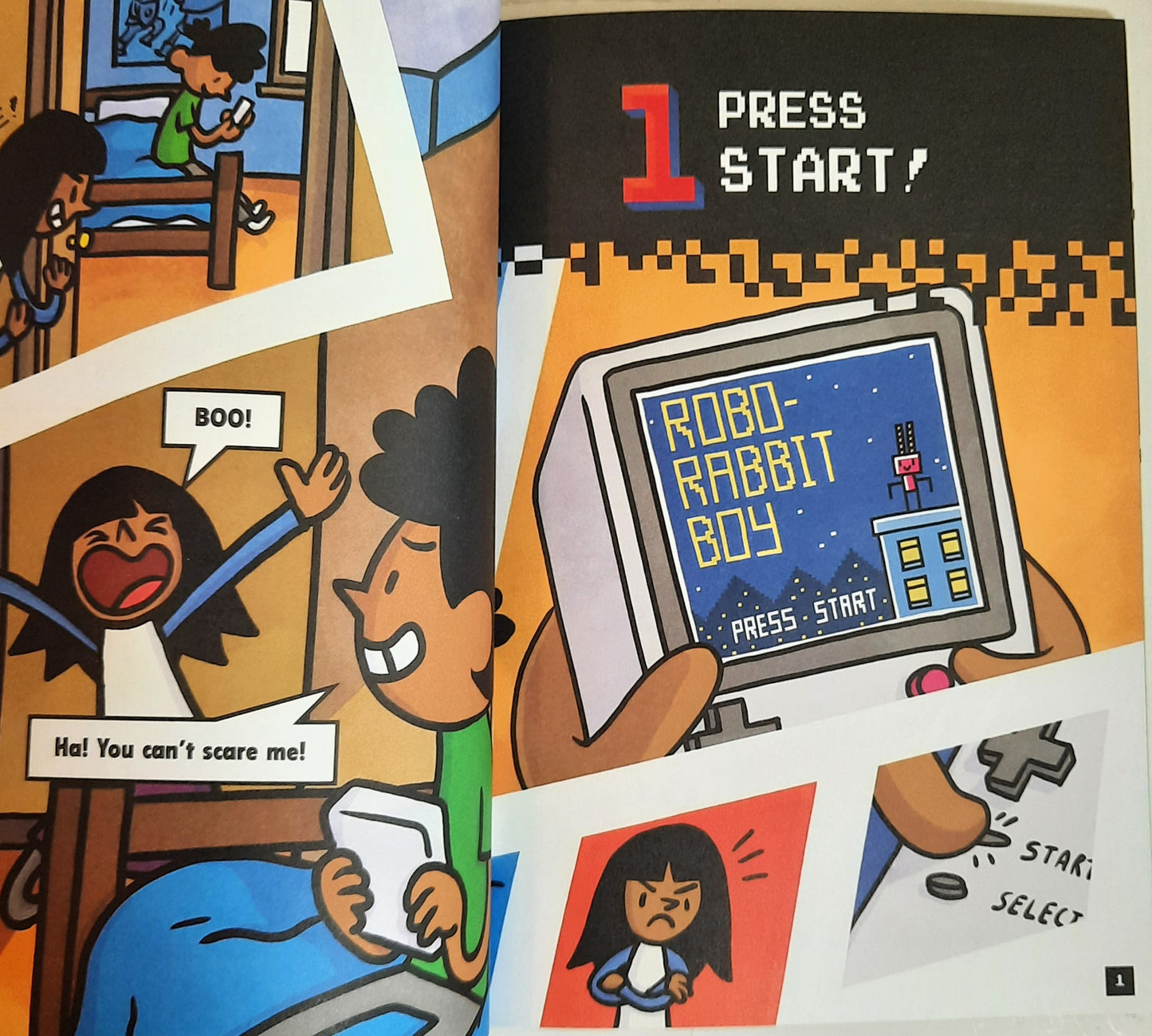 Press Start! Robo-Rabbit Boy, Go! by Thomas Flintham (New, 2019, Pbk, 74 pgs)