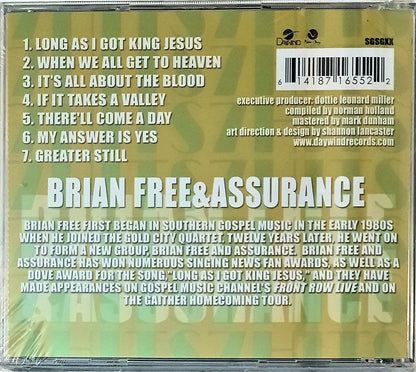 7 Hits by Brian Free & Assurance Christian Audio Music CD (New, 2009, Daywind)