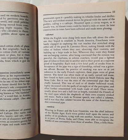 Thereby Hangs a Tale: Stories of Curious Word Origins by Charles Earle Funk (Good, 1985, Pbk, 320 pgs, Perennial Library)