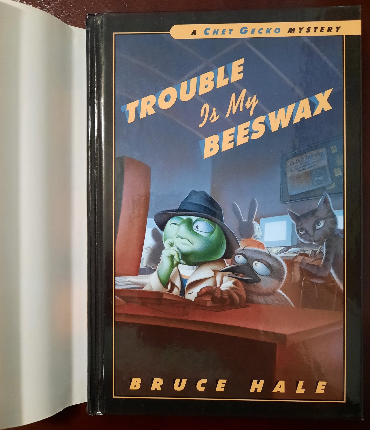 Trouble is My Beeswax #8 by Bruce Hale (Very good, HC, 2003, Harcourt Children)