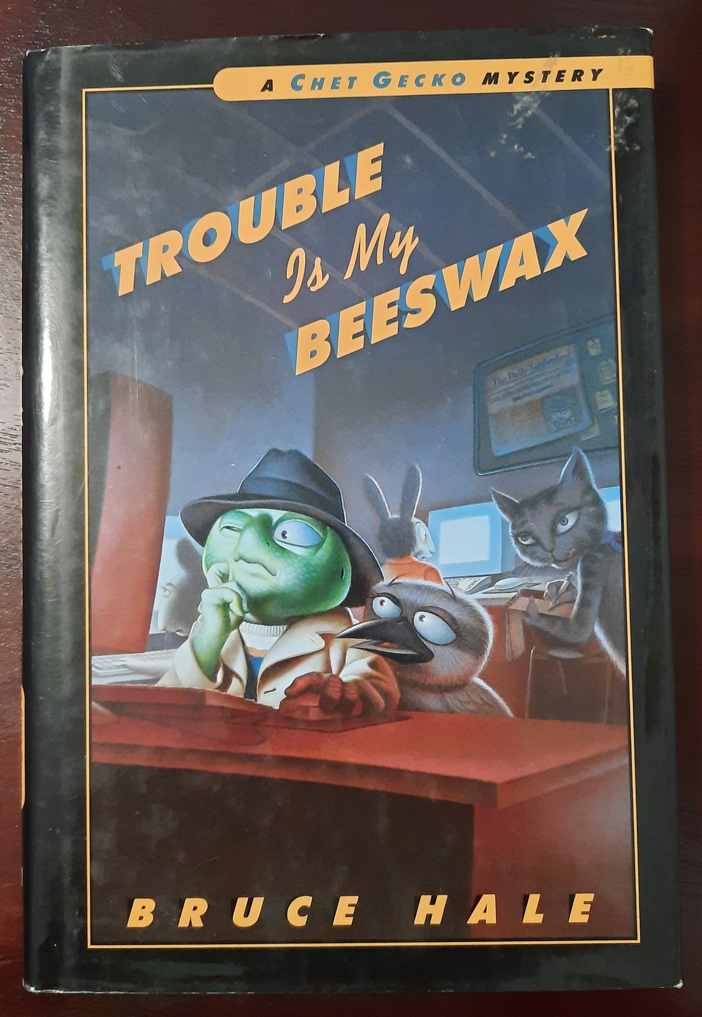 Trouble is My Beeswax #8 by Bruce Hale (Very good, HC, 2003, Harcourt Children)