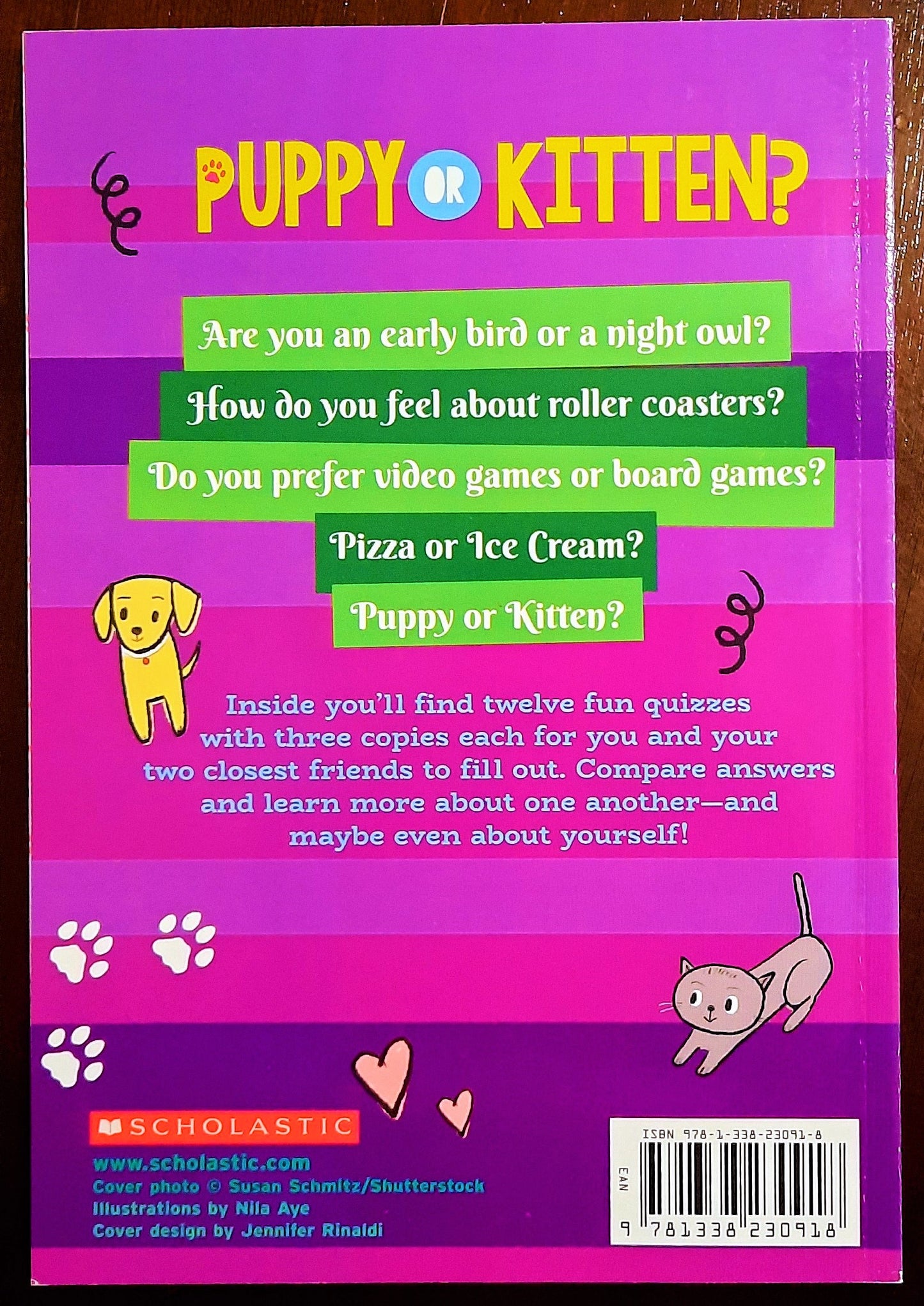 Puppy or Kitten? Even More Quick Quizzes for BFFs by Sierra Harimann (New, 2010, Pbk, 70 pgs)