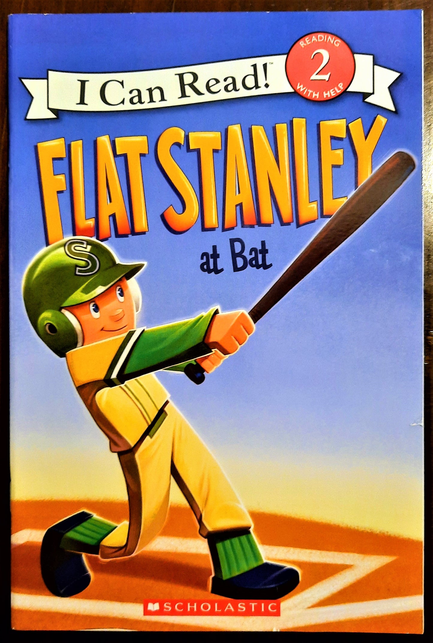 Flat Stanley at Bat by Lori Haskins Houran; Jeff Brown (NEW, Pbk, 32 pgs)