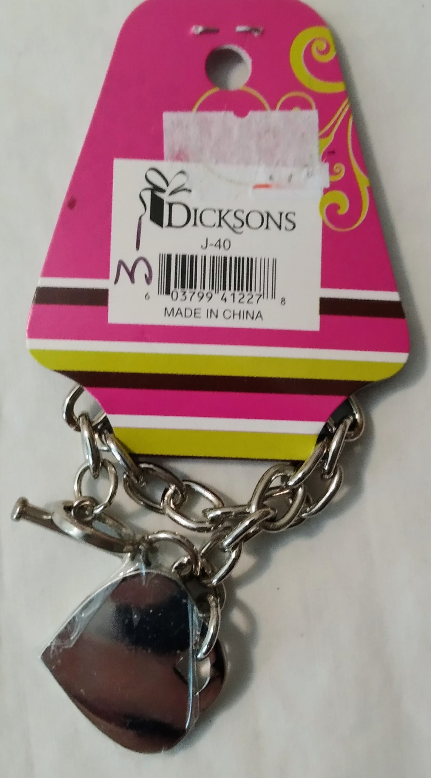 Mom Heart Bracelet by Dicksons (Mom, God put His Spirit in your heart and mine) NEW