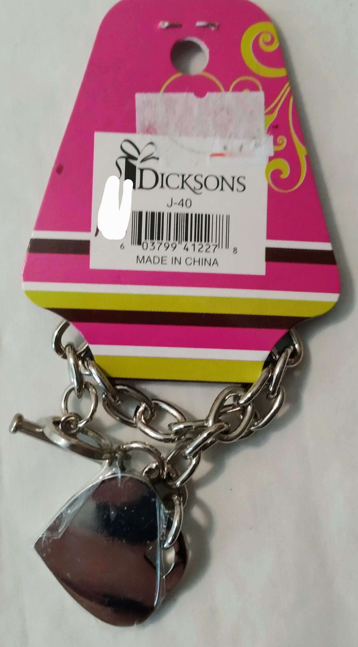 Mom Heart Bracelet by Dicksons (Mom, God put His Spirit in your heart and mine) NEW