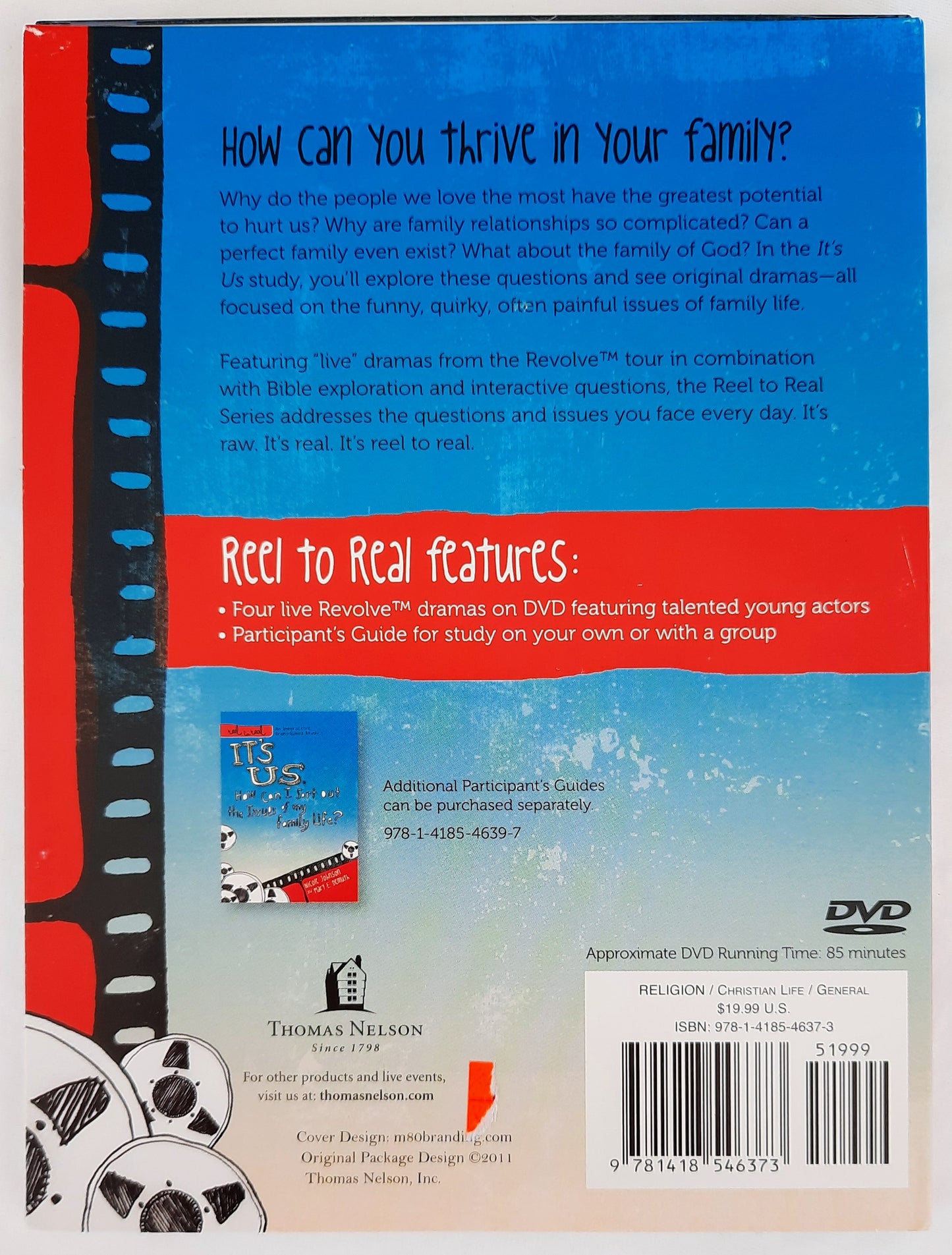 It's Us DVD by Nicole Johnson (Reel to Real Interactive Drama-based Study, New, 2011)