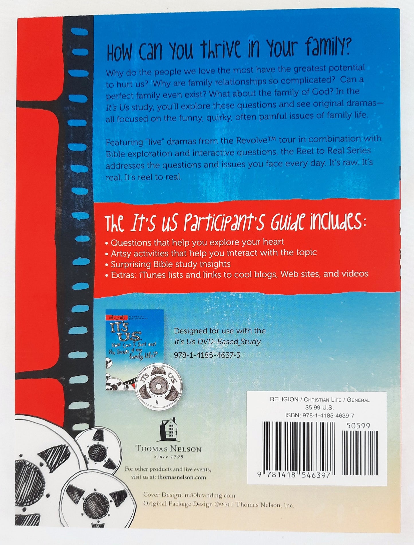 It's Us Participants Guide by Nicole Johnson & Mary E. DeMuth (Reel to Real, New, 2011, Pbk, 80 pgs)