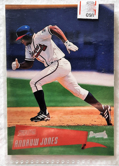 2000 Stadium Club Andruw Jones Atlanta Braves #72 Baseball Card TOPPS