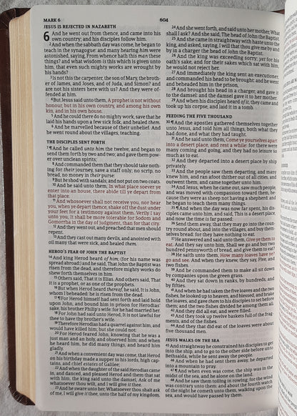 KJV Compact Value Edition Bible (New, 2019, Brown LeatherTouch, 768 pages, Holman)
