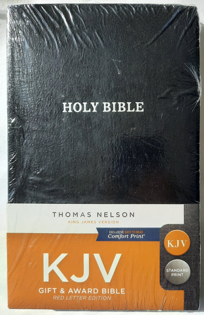 KJV Gift & Award Comfort Print Bible (New, 2017, SC, 736 pgs, Thomas Nelson)