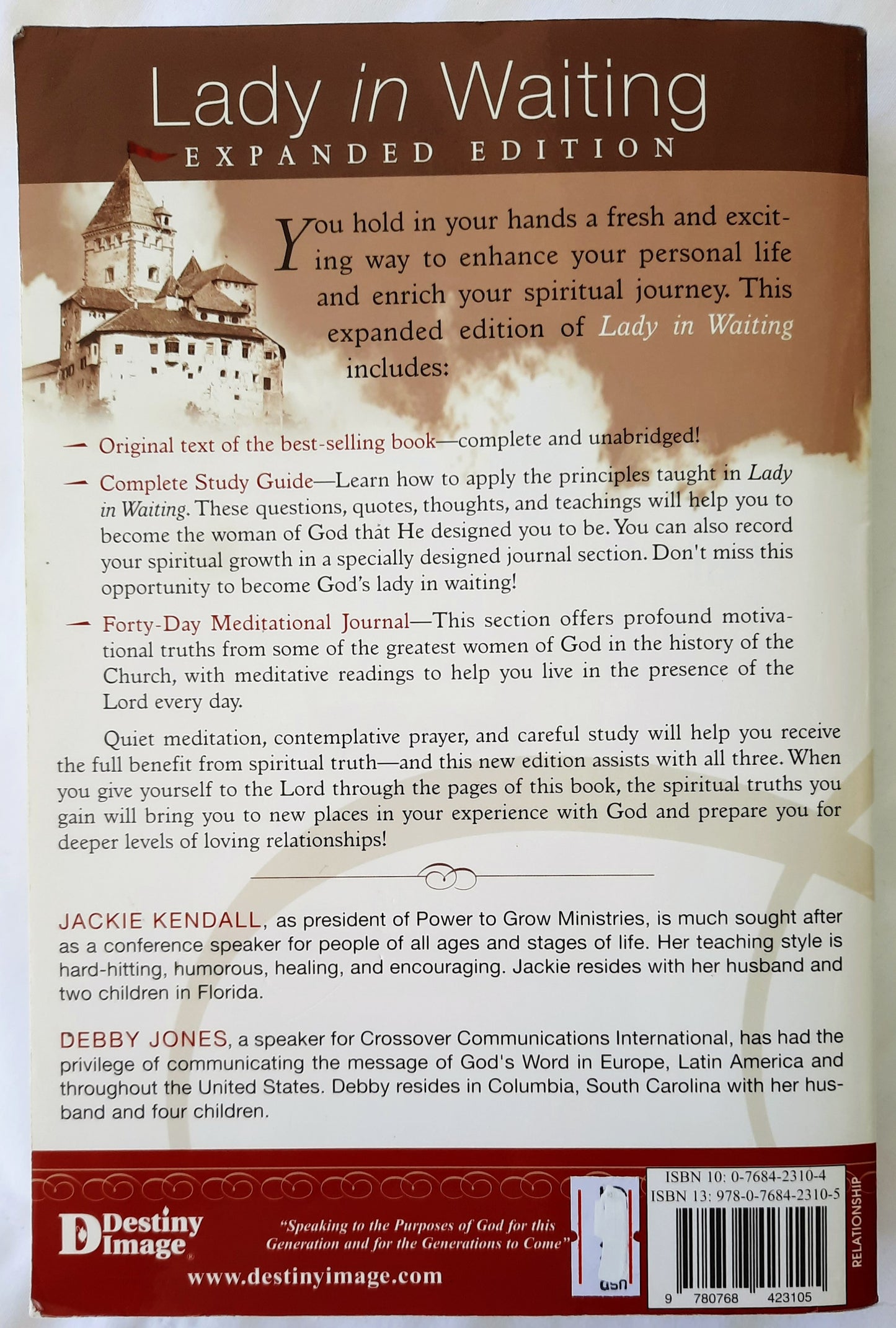 Lady in Waiting: Becoming God's Best Whiile Waiting for Mr. Right by Jackie Kendall; Debby Jones (Expanded Ed., Good, Pbk, 2005)