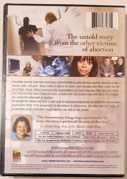 Life After Abortion: The Untold Story from the Other Victims DVD (New, 2010, NTSC)