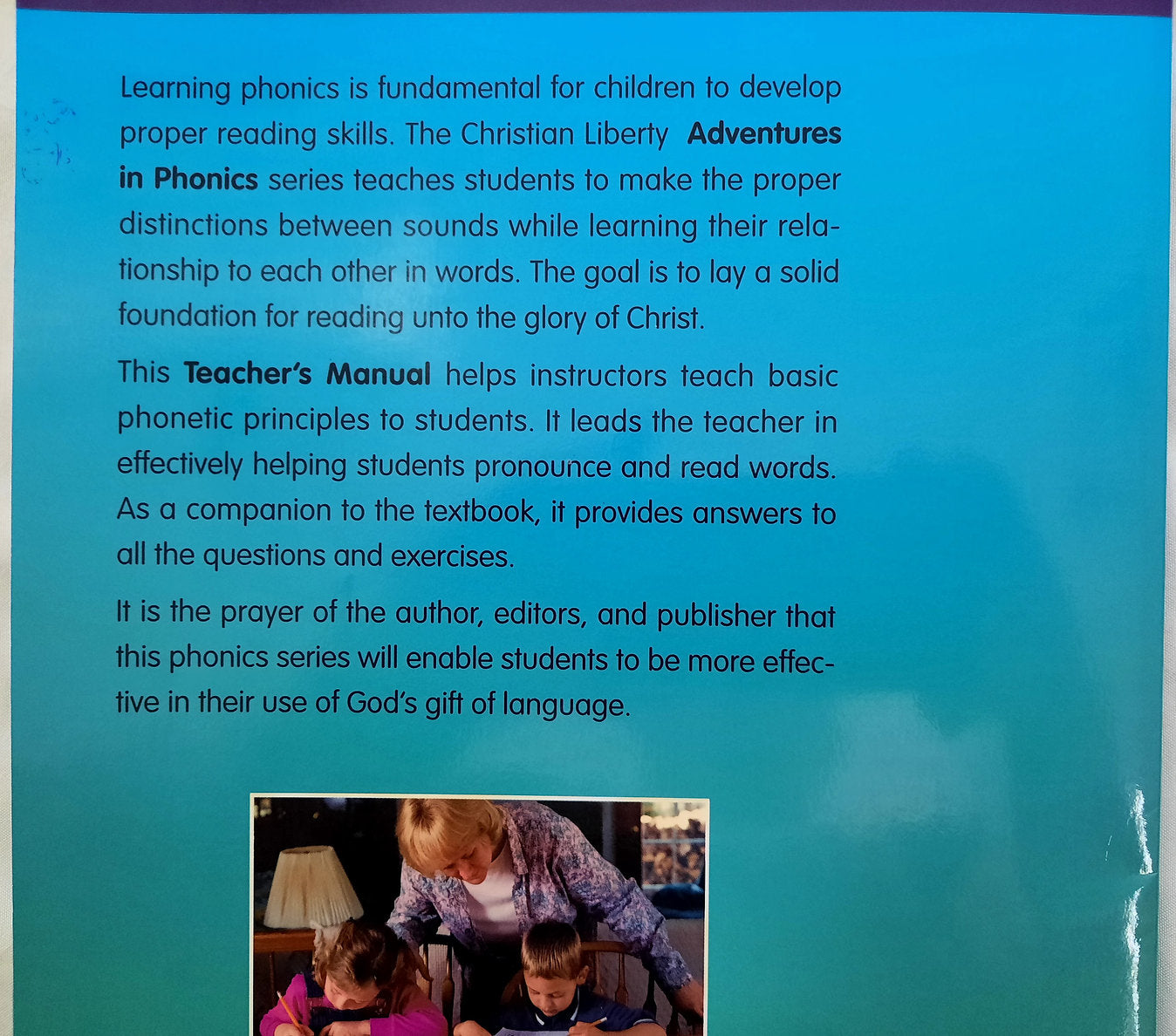 Adventures in Phonics Teacher's Manual A by Florence Lindstrom (VG, 2001, Pbk, 108 pages, Christian Liberty Press)